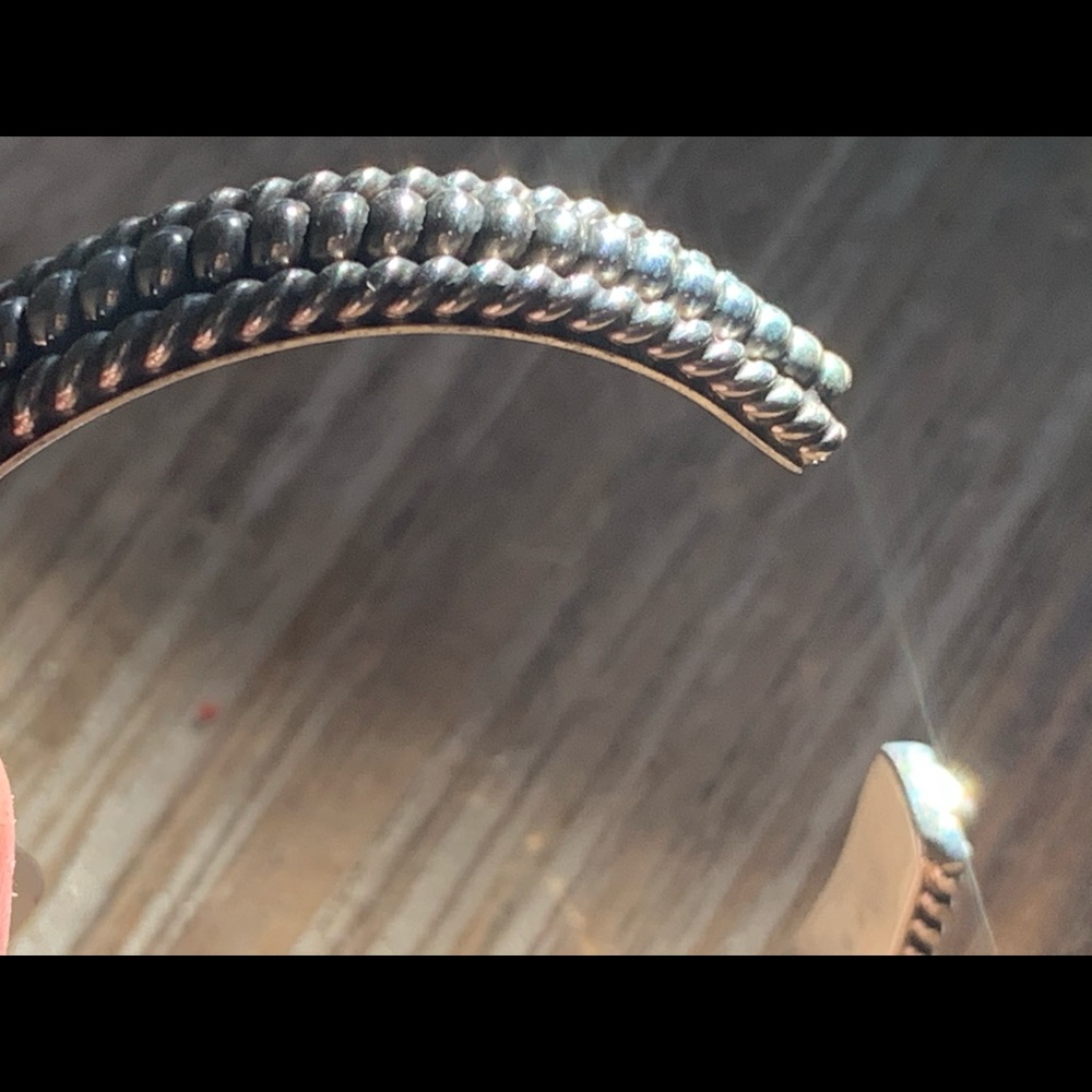 TAHE genuine Native American made artisan bracelet - Picture 6 of 16